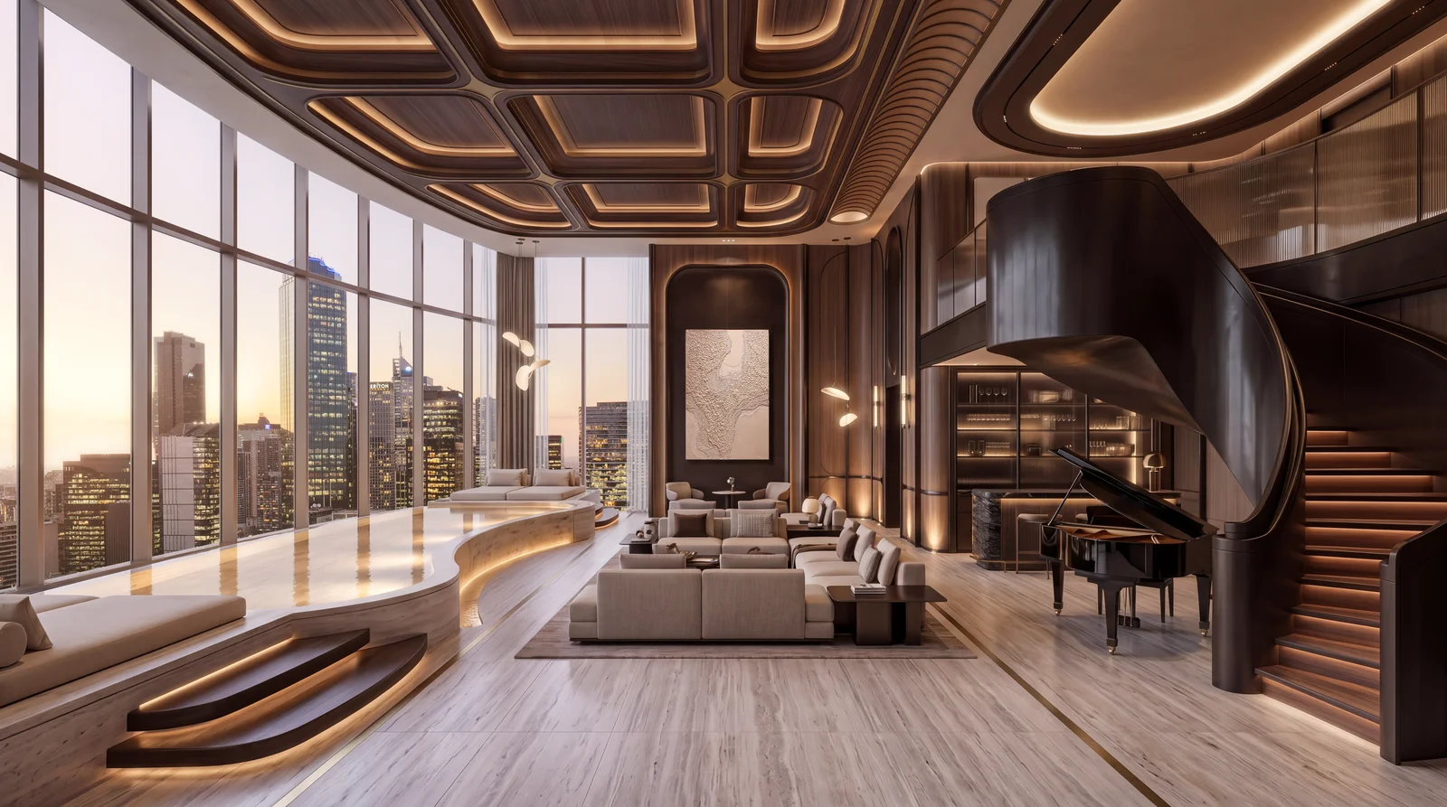Phối cảnh Penthouse The One